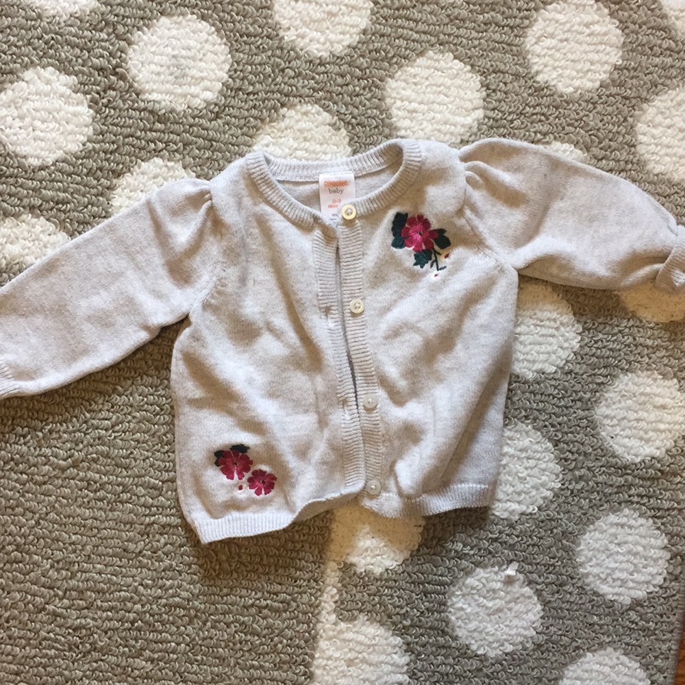 Gymboree gray cardigan